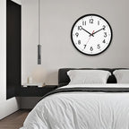 HZDHCLH Wall Clock Black, Silent Wall Clocks Battery Operated 12 Inch Modern - Image 8