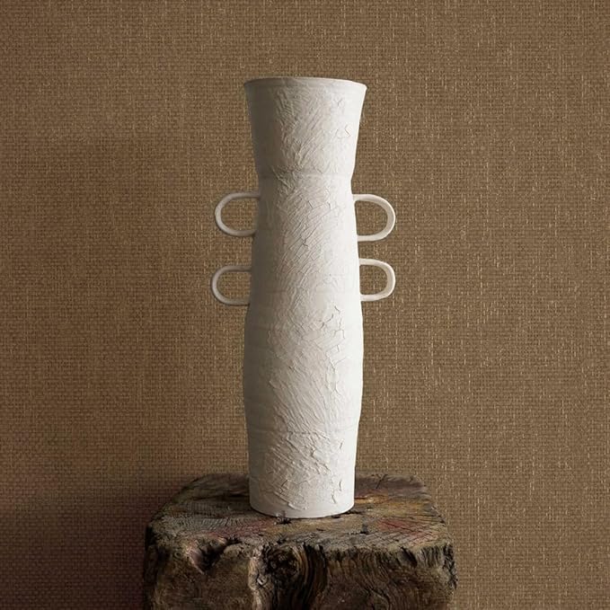 Tempaper x Jeremiah Brent Mushroom Textured Faux Grasscloth Primitivo Removable - Image 3
