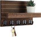 Lwenki Key Holder for Wall, Decorative Key and Mail Holder by Lwenki