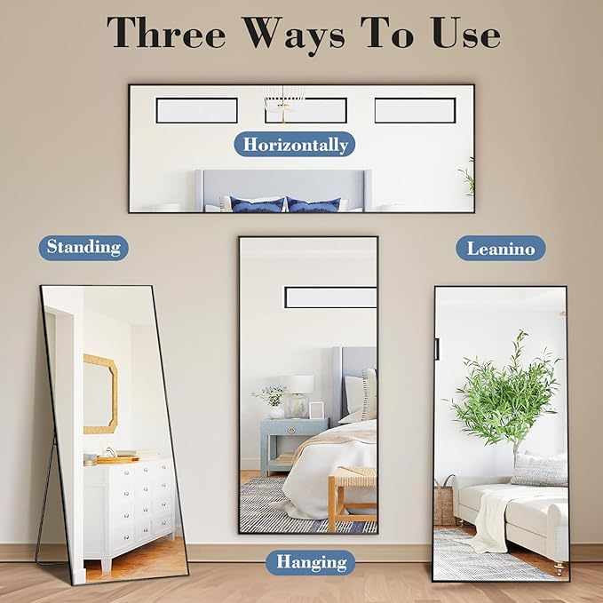 DUMOS 19"x58" Full Length Mirror - Image 6