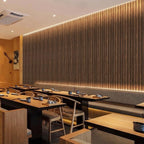 16-Pack 3D Slat Wall Panels, Easy-Install Soundproof Faux Wood Wall Panels - Image 5
