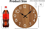 Wall Clock, Modern Wall Clocks Battery Operated, Silent Non Ticking Clock - Image 3