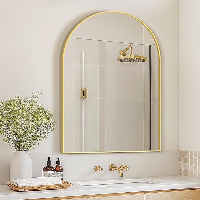 Arched Bathroom Mirror for Wall, HD Glass Over Sink for Bathroom - Image 6