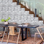 COMSTICKC 3D Faux Brick Peel and Stick Wall Covering, Small Size Thin PVC Self - Image 9