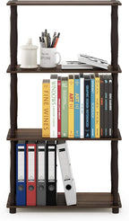 Furinno Turn-N-Tube 4-Tier Multipurpose Shelf Display Rack, Classic Tubes - Image 3
