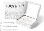 HAUS AND HUES Grey Floral Wall Art - Image 4