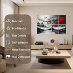 FurnoFlexArt Acoustic Panels Tiles Decorative Room Sound Proof Foam Absorbing - Image 2