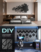 22-Pack Acoustic Panels, Peel & Stick Sound Proof Foam Panels - Image 5