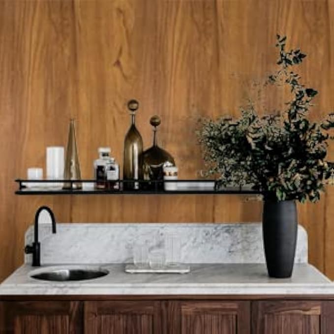 COSNIGHT 15.7" ×984" Wood Grain Wallpaper Peel and Stick Vinyl Film Self by COSNIGHT
