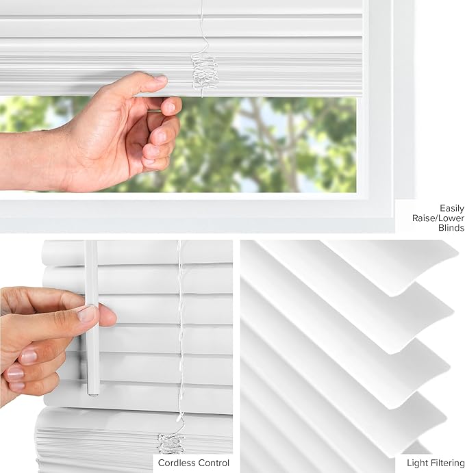 CHICOLOGY Mini Blinds for Indoor Windows – 31"W X 64"H, Kitchens & Apartments - Image 6