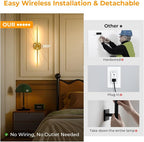 GvvooHome Battery Operated Wall Sconce Detachable 360°Rotate, Wireless Wall - Image 5