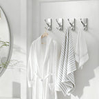 pickpiff Brushed Nickel Self Adhesive Coat Hooks - Image 6