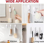 Sinfuo 20 Hooks for Hanging Variety Pack, Adhesive wall Hooks Heavy Duty - Image 5