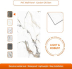 IZODEKOR 4 Pcs 24"x48" PVC Marble Wall Panels - Image 9
