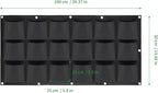 ZOENHOU 2 Pack Total 36 Roomy Pockets Horizontal Garden Planter, Waterproof - Image 2