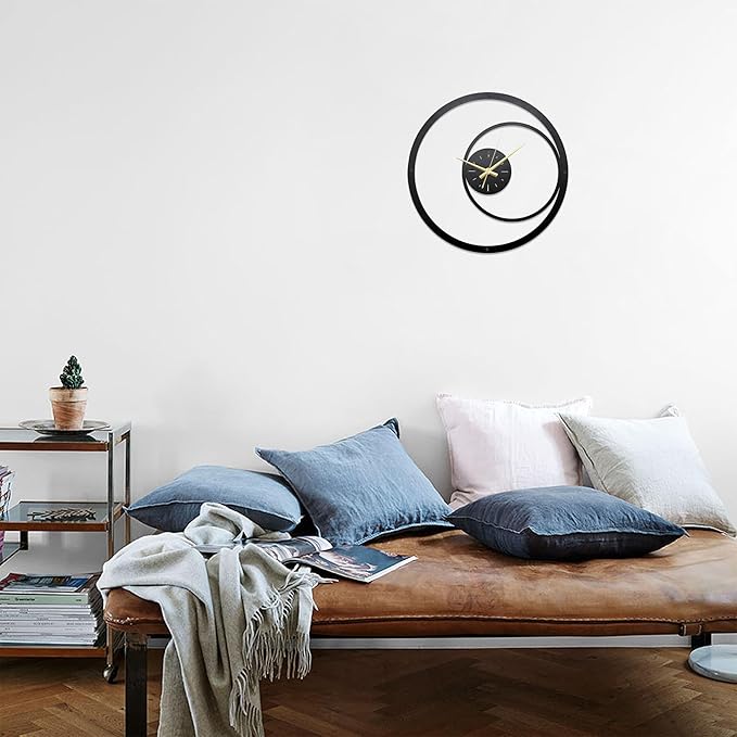 Minimalist Metal Wall Clock - Image 7