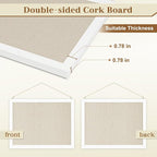 2-Pack Double-Sided Cork Board - Image 3