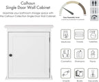 Spirich Small Bathroom Wall Cabinet, Wall Mounted Storage Cabinet, Medicine - Image 7