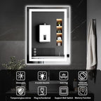 LED Bathroom Mirrors 36"x40" Bathroom Mirror - Image 8