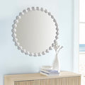 Madison Park Round Mirror, Metal Frame Circle Mirror 27 inch, Wall Art Decor by MADISONPARK