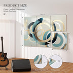 JBER 6 Pack Art Acoustic Panels, 72×48 Inches Soundproof Wall Panels, Large - Image 2
