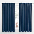 NICETOWN Blackout Curtains for Living Curtains, Moroccan Blue, 52 by 63 Inch by NICETOWN