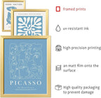 ANERZA 16 PCS Framed Blue Wall Art Decor, Matisse Wall Prints - Image 3