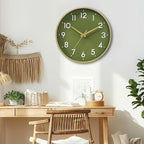 Mosewa Wall Clock 10 Inch, Battery Operated Silent Non-Ticking Modern Analog - Image 4