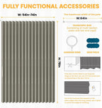 AJAZZ Blackout Accordion Door Curtain - Image 5