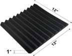 JBER Sound Proof Foam Panels Studio Acoustic Foam Panels, 48 Pack 1" X 12" X - Image 2