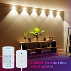 Enbrighten Spectrum Remote Controlled Indoor Accent Wall String Lights - Image 3