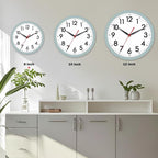 AKCISOT Wall Clock, Modern Small Wall Clocks Battery Operated 8 Inch, Silent - Image 4