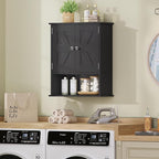 TEENFON Bathroom Wall Cabinet, Over The Toilet Space Saver Storage Cabinet - Image 7