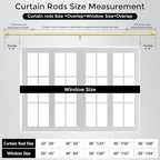 2 Pack Curtain Rods 36-120 Inch, Living Room, Sliding Door - Image 8