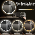 LED Bathroom Mirror 42 Inch Round Bathroom Mirror - Image 3