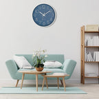 Foxtop 14 Inch Wall Clock Silent Non-Ticking Battery Operated Round Quartz - Image 4