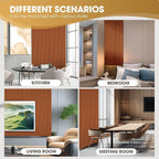 OUZUGIE WPC Acoustic Slat Wall Paneling, Living Room, TV Background, Study Room - Image 7