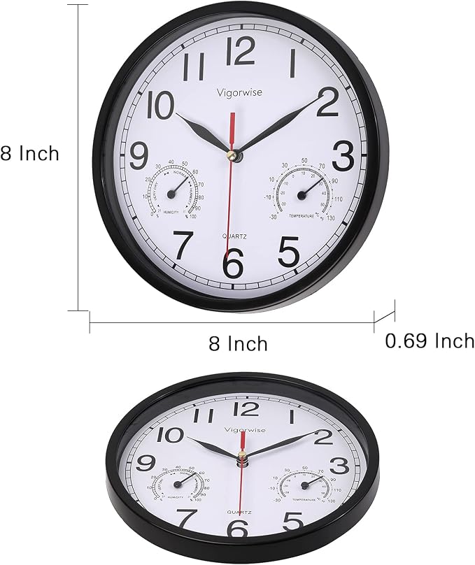 Wall Clock, Sweep Silent Movement Accurate Clocks - Image 4