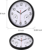 Wall Clock, Sweep Silent Movement Accurate Clocks - Image 4