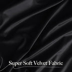 NICETOWN Black Velvet Curtains 84 inch Long - Image 8