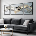 Large Framed Modern Luxury Abstract Wall Art by Cuspin