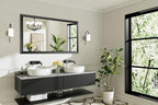 Briivue 55x32 Inch Black Bathroom Mirror - Image 9