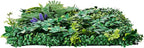 VEVOR Artificial Grass Wall Panels, 3D Combination Greenery Boxwood Panel - Image 9