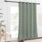 NICETOWN Sage Green Blackout Curtains - Image 2