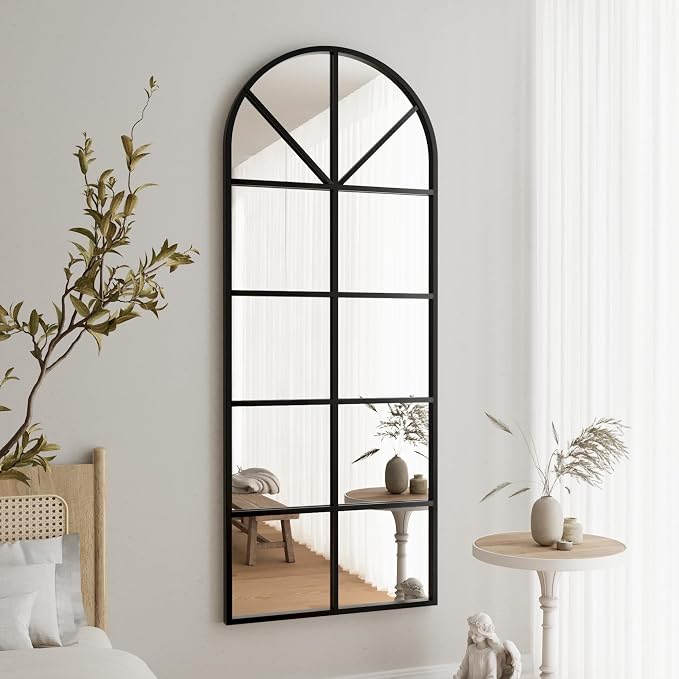 Floor Length Mirror, Oversize Farmhouse Full Body Standing Mirrors - Image 4
