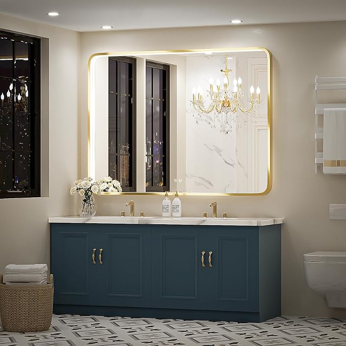 48x36 Inch LED Bathroom Mirror - Image 2