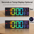 JALL 16.2" Large Digital Wall Clock - Image 4