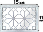 Wocred Set of 2 Rectangular Wall Mirror, Gorgeous Rustic Farmhouse Accent Mirror - Image 7