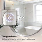 USHOWER Brushed Nickel Bathroom Mirrors - Image 2