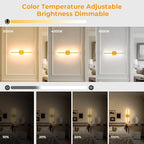 GvvooHome 1 Pack Battery Operated Wall Sconce Detachable 360°Rotate, Wireless - Image 6